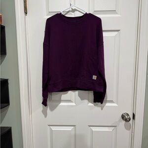 Purple Crew Neck Sweater Carhartt
